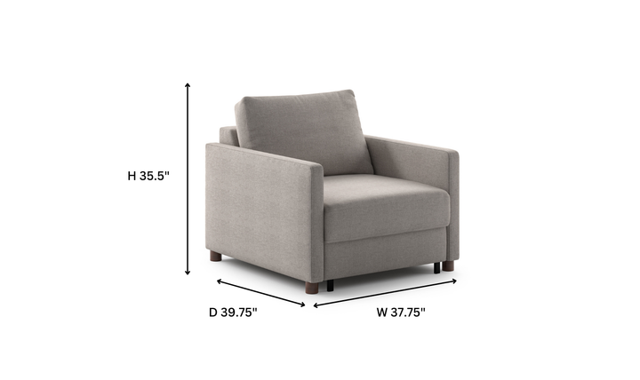 Luonto Polar Fabric Beige Sofa Sleeper in all sizes