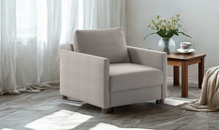 Luonto Polar Fabric Beige Sofa Sleeper in all sizes