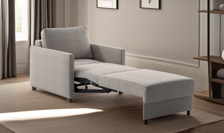 Luonto Polar Fabric Beige Sofa Sleeper in all sizes