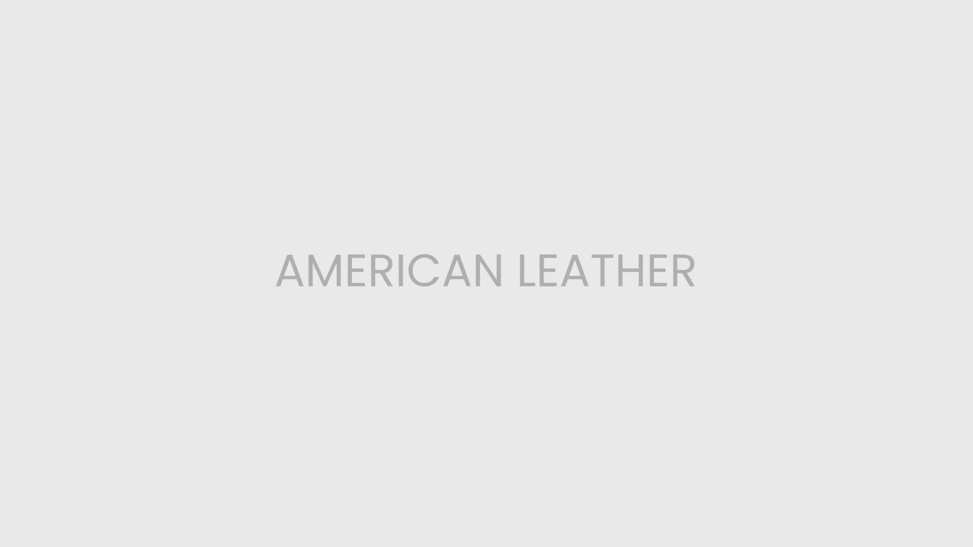 American Leather Comfort Sleeper Klein With Quarter Moon Arm Design