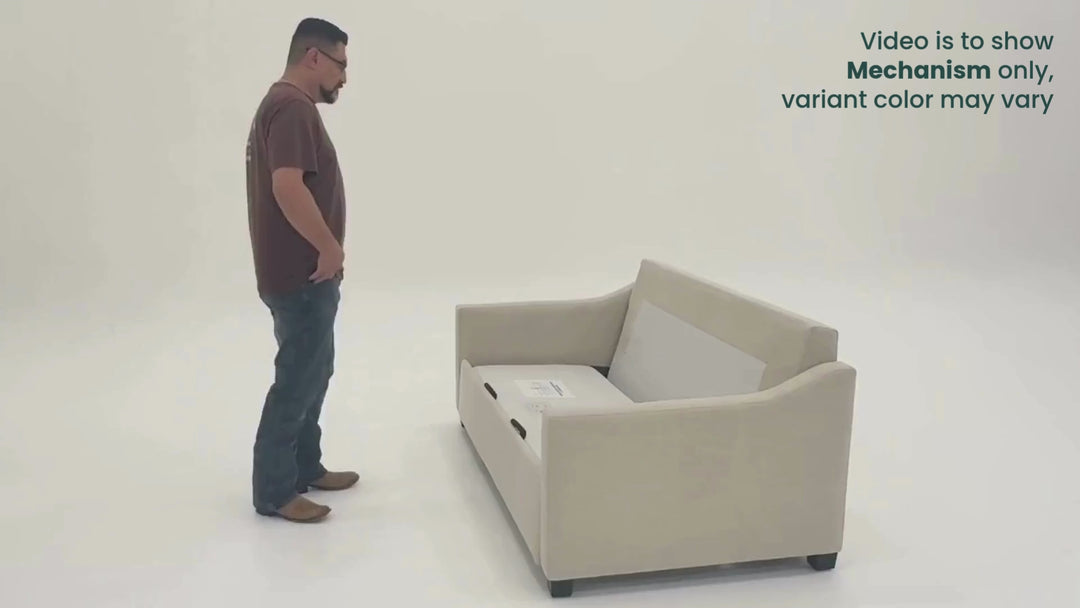 Klaussner Calloway Fabric Sleeper Sofa With High-Resiliency Foam