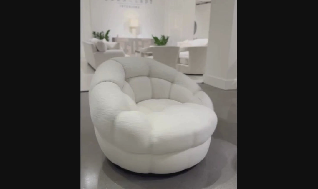 Bernhardt Coco Fabric Swivel Chair