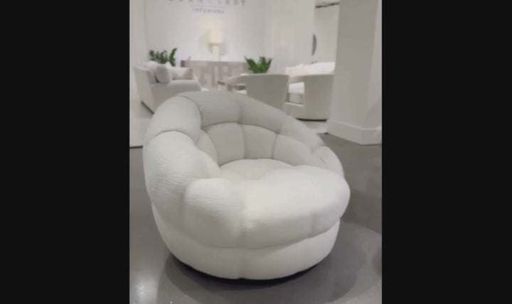 Bernhardt Coco Fabric Swivel Chair