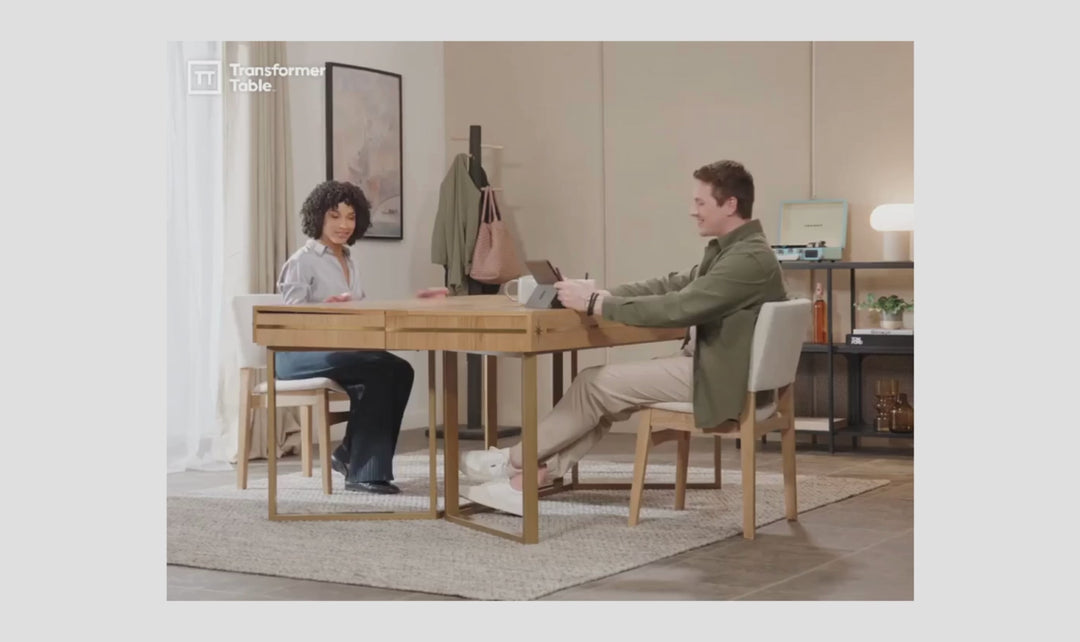 The Savouring Transformer Table to Desk with Adjustable height mechanism