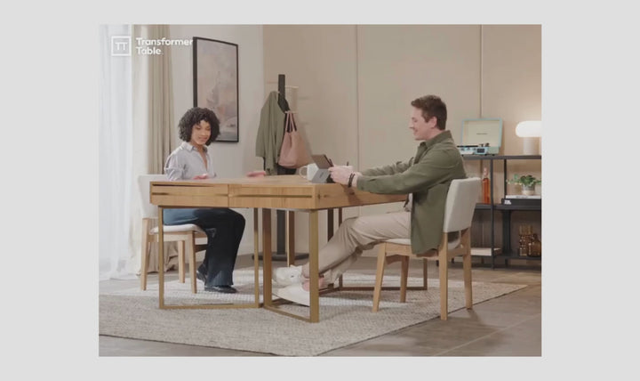 The Savouring Transformer Table to Desk with Adjustable height mechanism