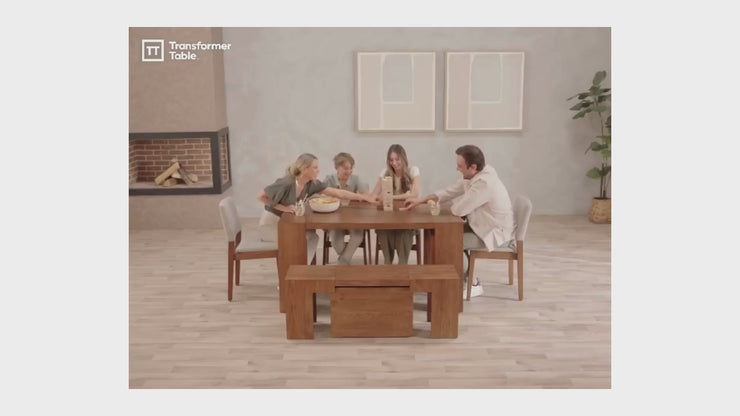 Transformer Table Host Extendable Transformer Rectangular Dining