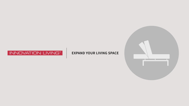 Innovation Living Dublexo 2-Seater Fabric Sleeper Sofa With Stainless Steel Legs