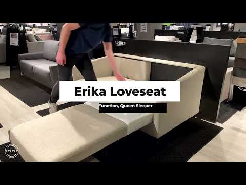 Luonto Erika Fabric Sleeper Chair HR Foam & Foam Mattress
