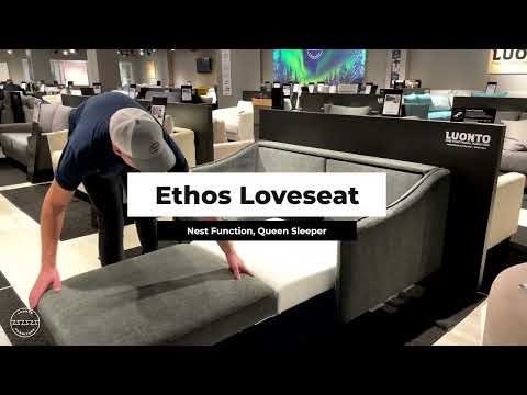 Luonto Ethos Fabric Cot Sleeper Chair with Foam Mattress