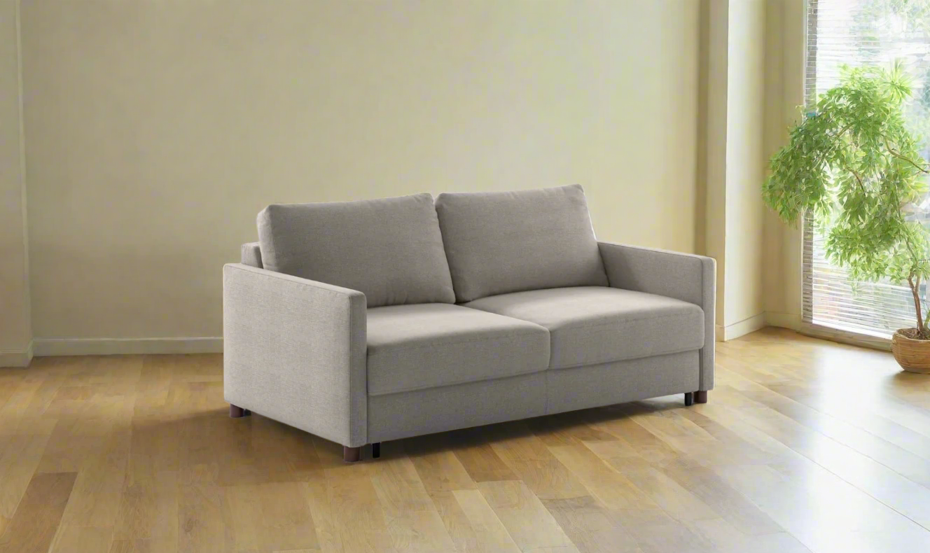 Luonto Polar Fabric Sofa Sleeper With Level Function-Jennifer Furniture