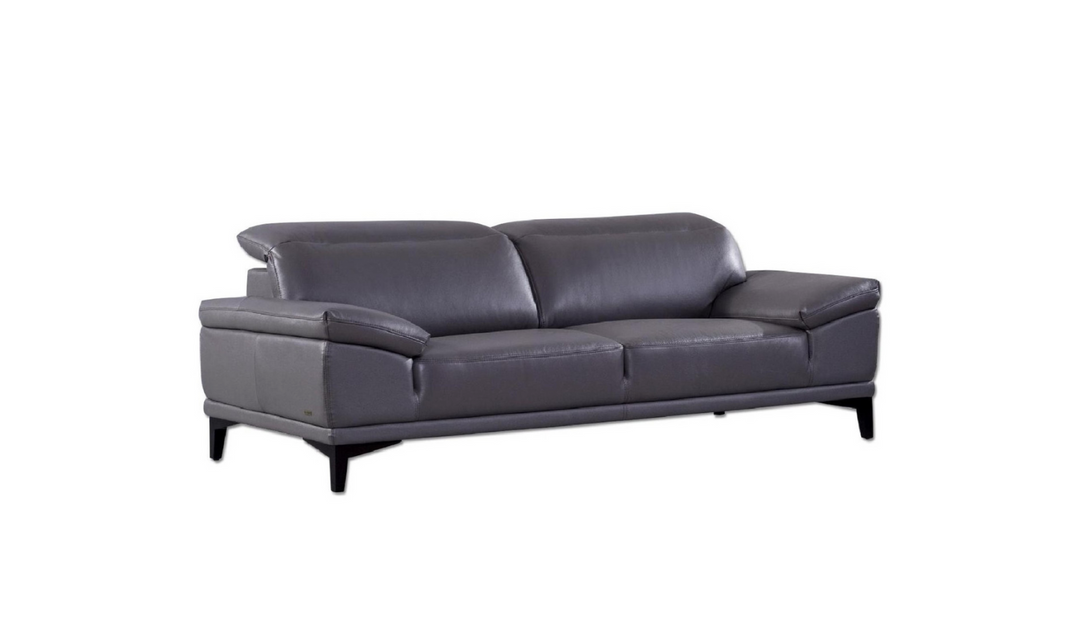 Gio Italia Daisy 2-piece Leather Living Room Set with Foam Cushions