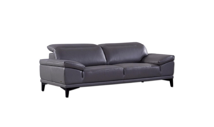 Gio Italia Daisy 2-piece Leather Living Room Set with Foam Cushions