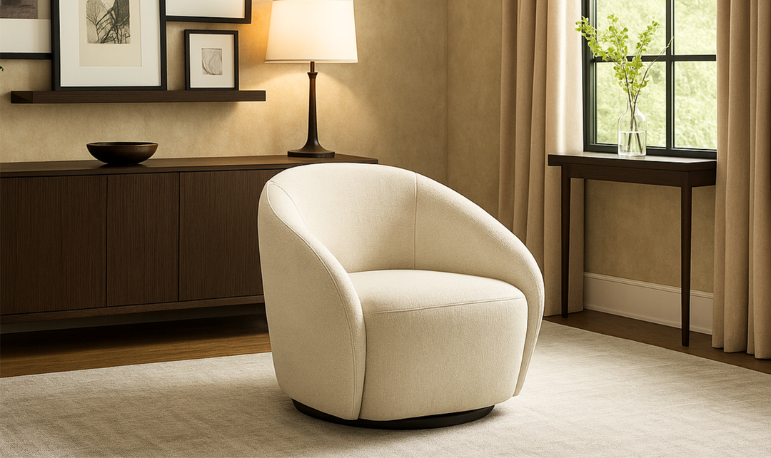 Luonto Regalia Stationary Fabric Swivel Chair