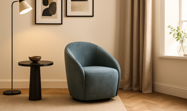 Luonto Regalia Stationary Fabric Swivel Chair