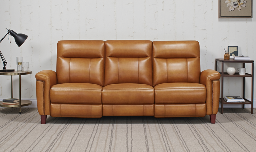 Sherwood Power Headrest Top Grain Leather Zero Gravity Recliner-Jennifer furniture