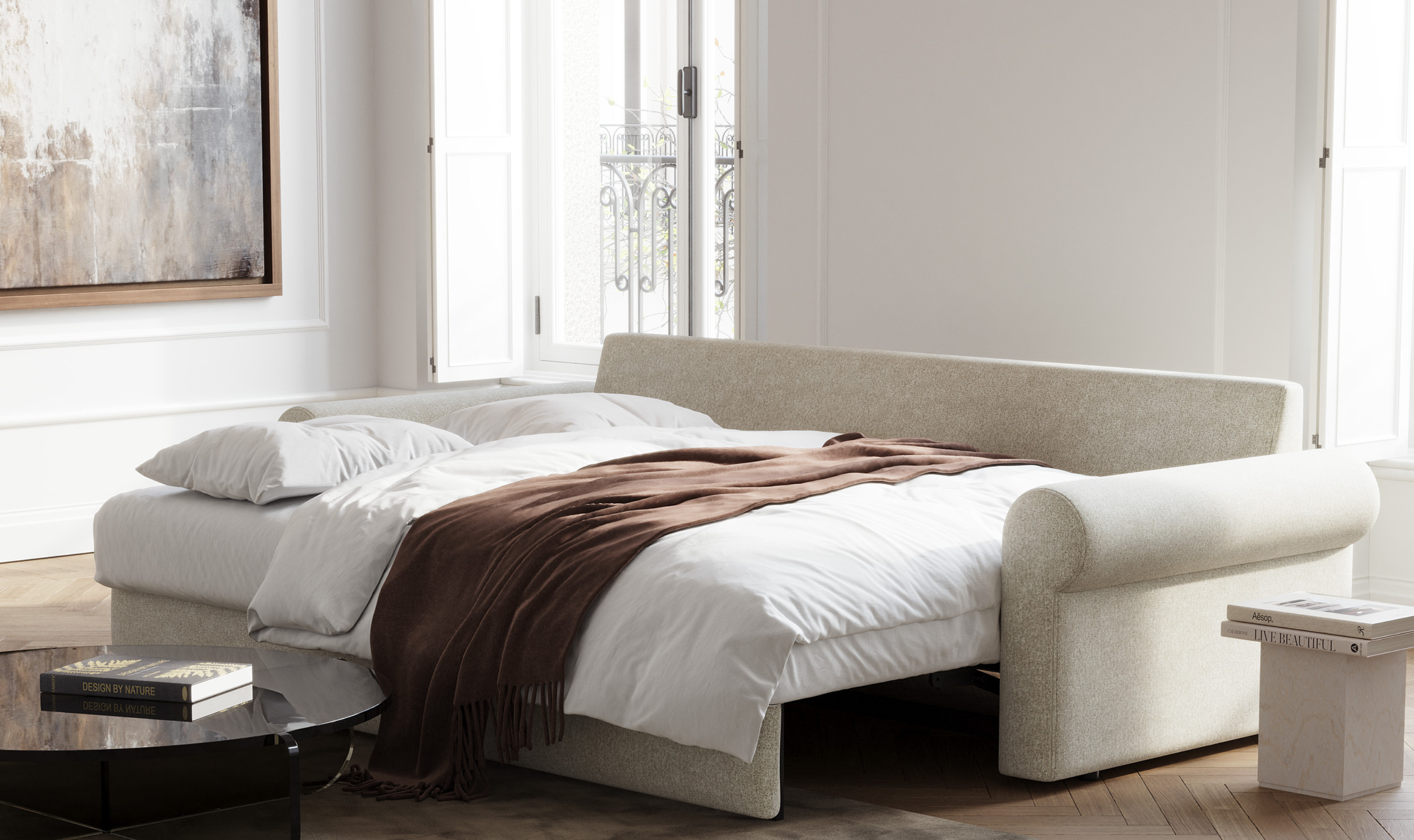 Innovation Living Vilander Full-Size Sofa Bed With Premium Mattress