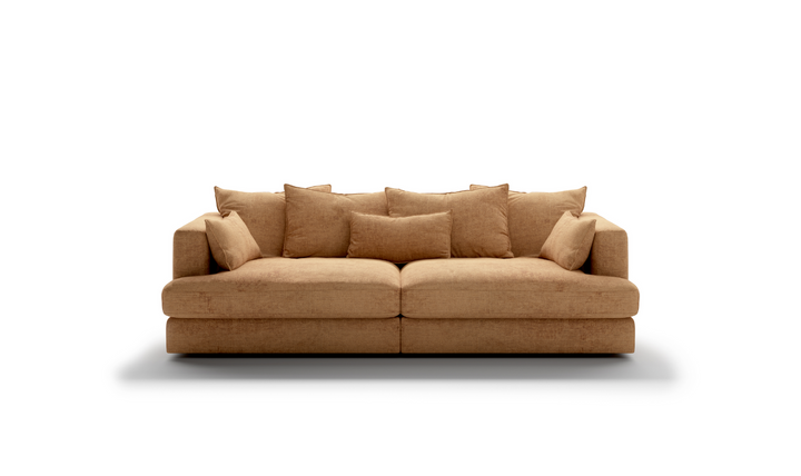 Luonto Vivian Fabric Twin Sofa Day Bed With Track Arms-Jennifer Furniture