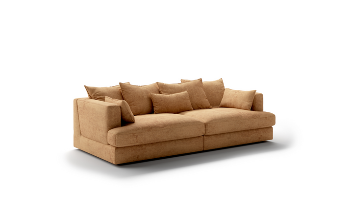 Luonto Vivian Fabric Twin Sofa Day Bed With Track Arms-Jennifer Furniture