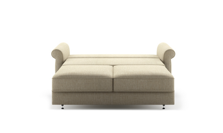 Luonto Willow Fabric Sleeper Sofa With Hybrid Deluxe mechanism (Queen Size)-Jennifer Furniture