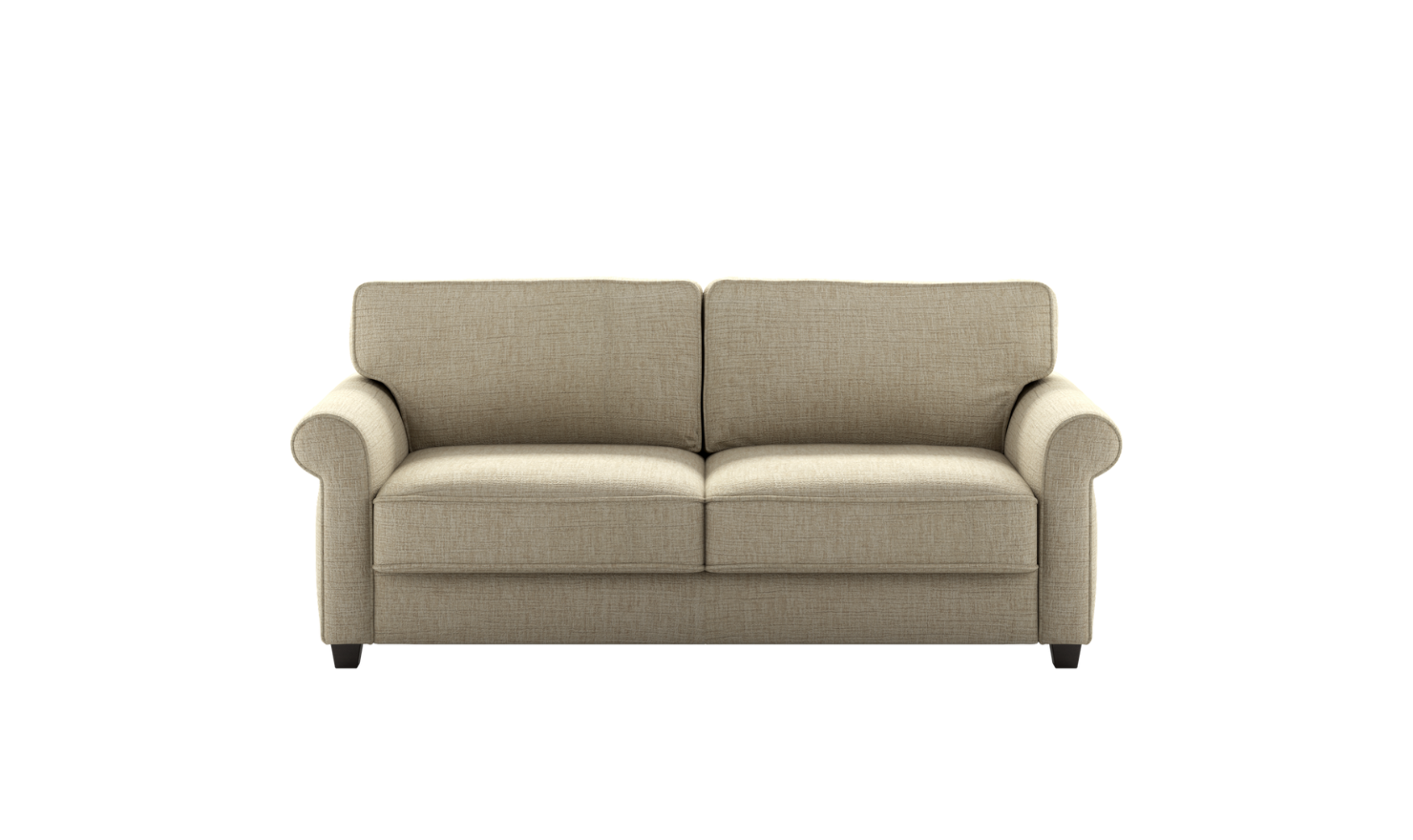 Luonto Willow Fabric Sleeper Sofa With Hybrid Deluxe mechanism (Queen Size)-Jennifer Furniture