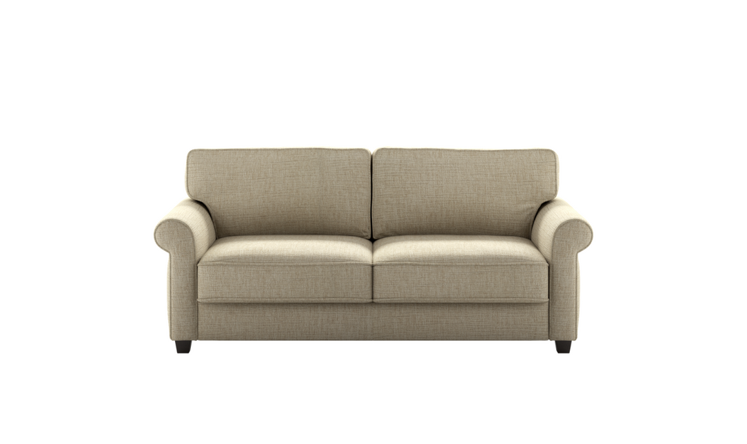 Luonto Willow Fabric Sleeper Sofa With Hybrid Deluxe mechanism (Queen Size)-Jennifer Furniture