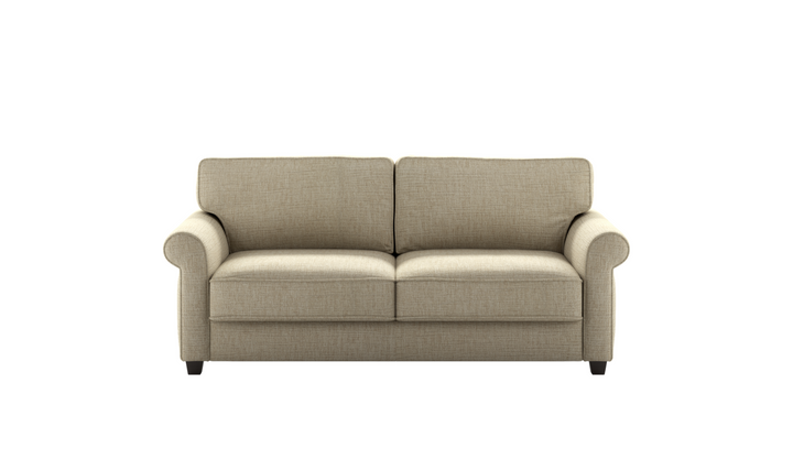 Luonto Willow Fabric Sleeper Sofa With Hybrid Deluxe mechanism (Queen Size)-Jennifer Furniture