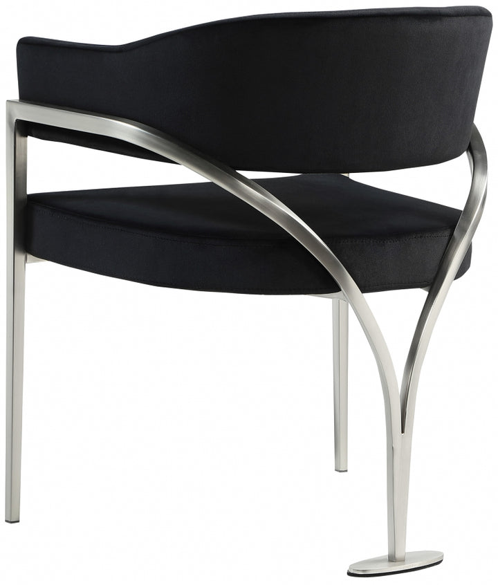 Meridian Madelyn Velvet Upholstered Dining Chair (Set of 2)