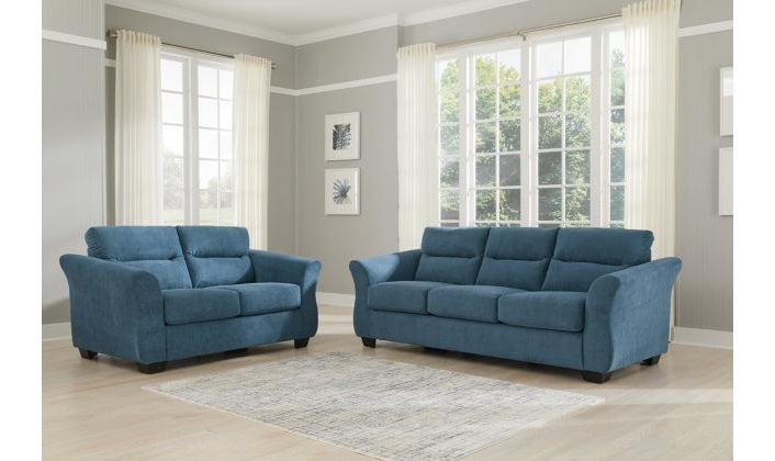 Miravel Fabric Living Room Set with Tapered Arms