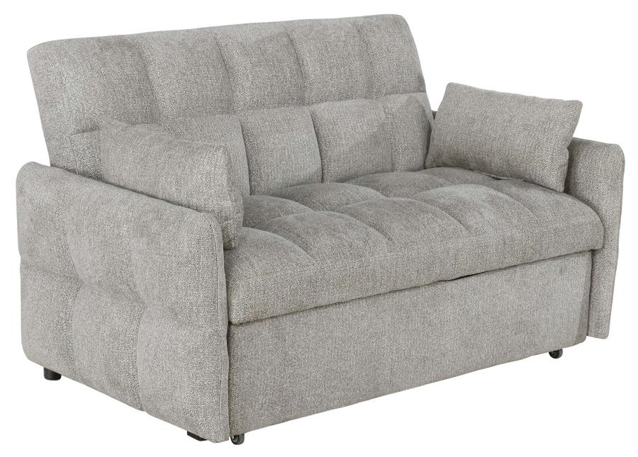 Coaster Cotswold 2-Seater Tufted Fabric Sleeper Sofa-Jennifer Furniture