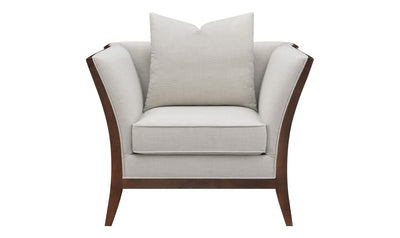By Lorraine Upholstered  Chair in Beige Online at Jennifer Furniture