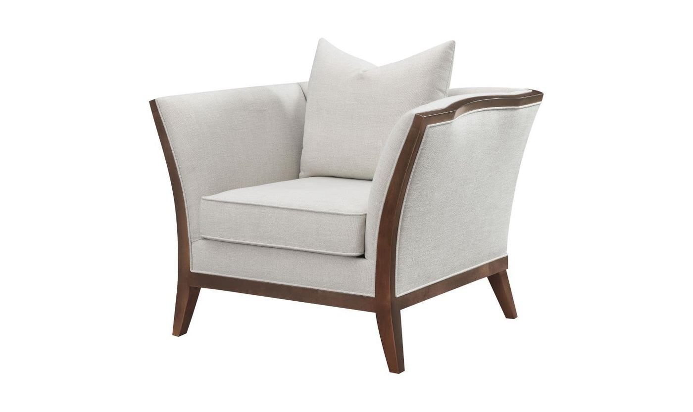Lorraine ChairBy Lorraine Upholstered  Chair in Beige Online at Jennifer Furniture