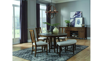 Bay Creek Dining Side Chair w-Upholstered Seat