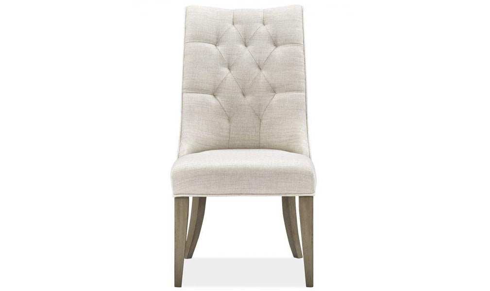 Bellevue Manor Dining Arm Chair w-Upholstered Seat and Back
