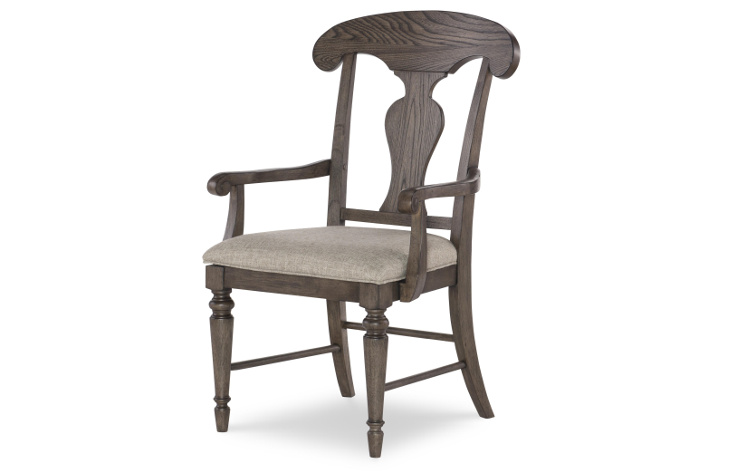 Brookhaven Splat Back Arm Chair-Dining Arm Chairs-Jennifer Furniture