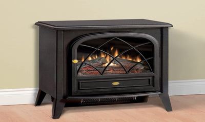 Dimplex Compact Fireplaces Electric Stove - In A Matte Black Finish And Working Door-Fireplaces-Jennifer Furniture