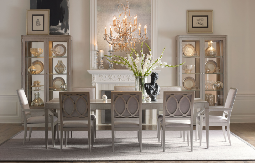 Cinema by Rachael Ray Upholstered Arm Chair-Dining Arm Chairs-Jennifer Furniture