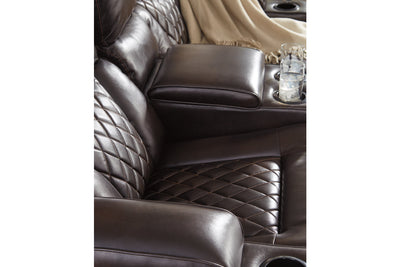 Warnerton PWR REC Sofa with ADJ Headrest-Sofas-Jennifer Furniture