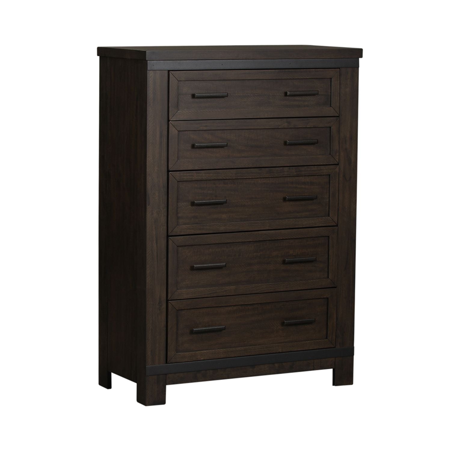 Warewood 5 Drawer Chest-Storage Chests-Jennifer Furniture