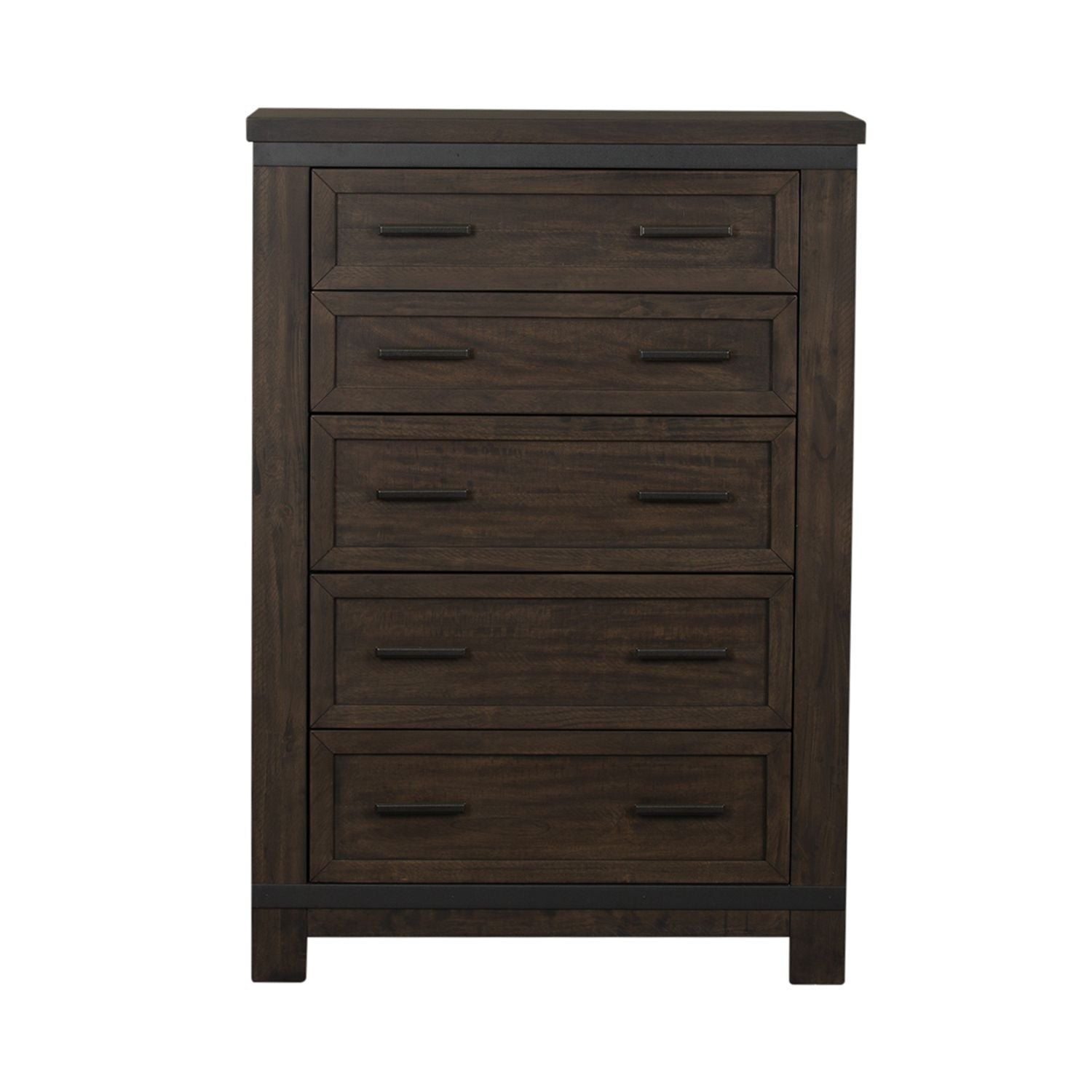 Warewood 5 Drawer Chest-Storage Chests-Jennifer Furniture