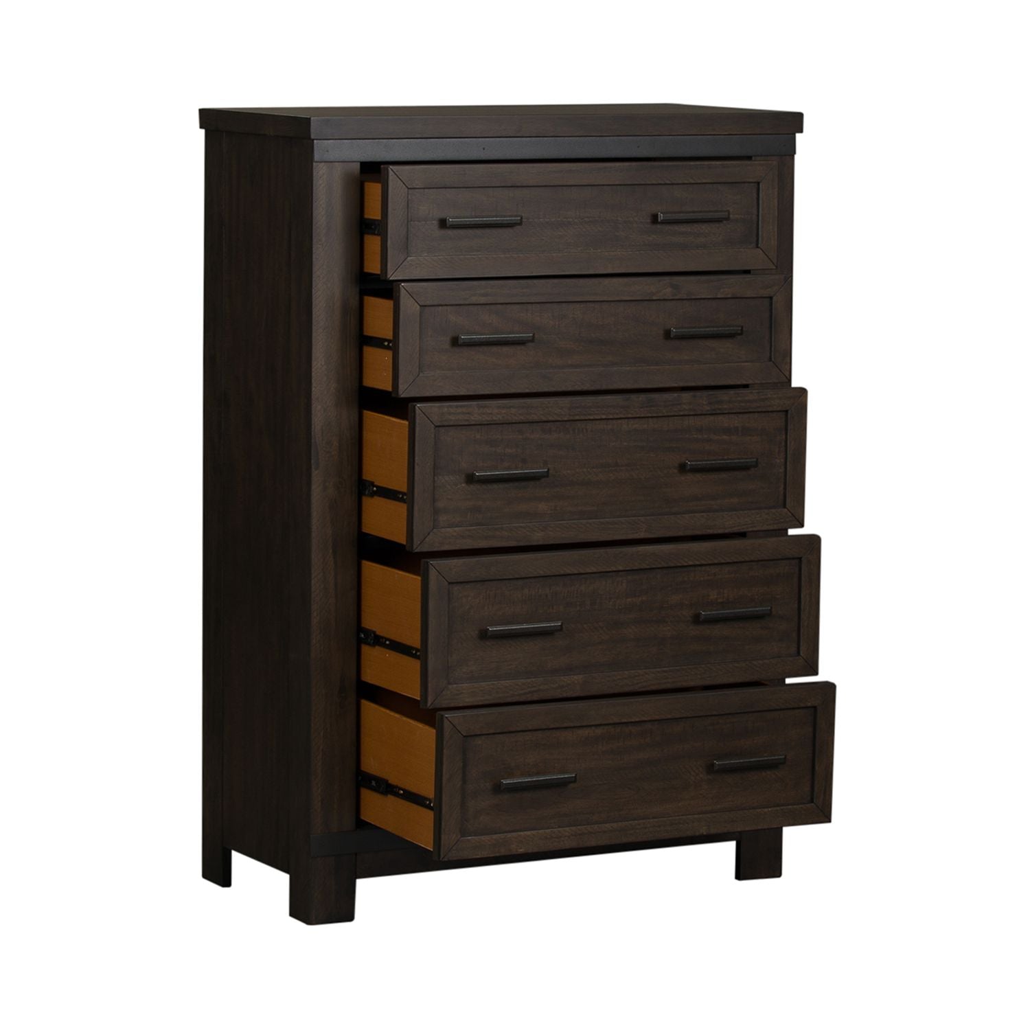 Warewood 5 Drawer Chest-Storage Chests-Jennifer Furniture