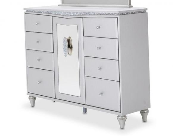 Melrose plaza Upholstered Storage Dresser-Dressers-Jennifer Furniture