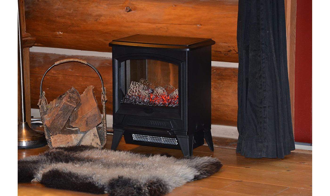 Dimplex Electric Fireplaces and Stove With A Black Finish – Jennifer  Furniture