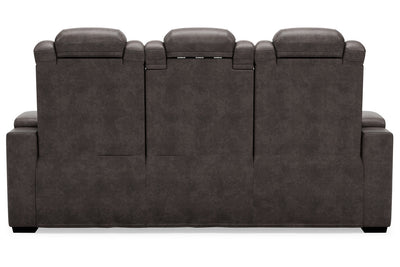 HyllMont Power Reclining Sofa-Sofas-Jennifer Furniture