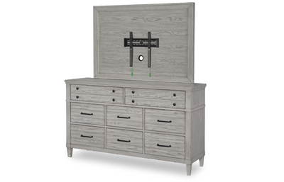 Arched Dresser Mirror-Dressers-Jennifer Furniture
