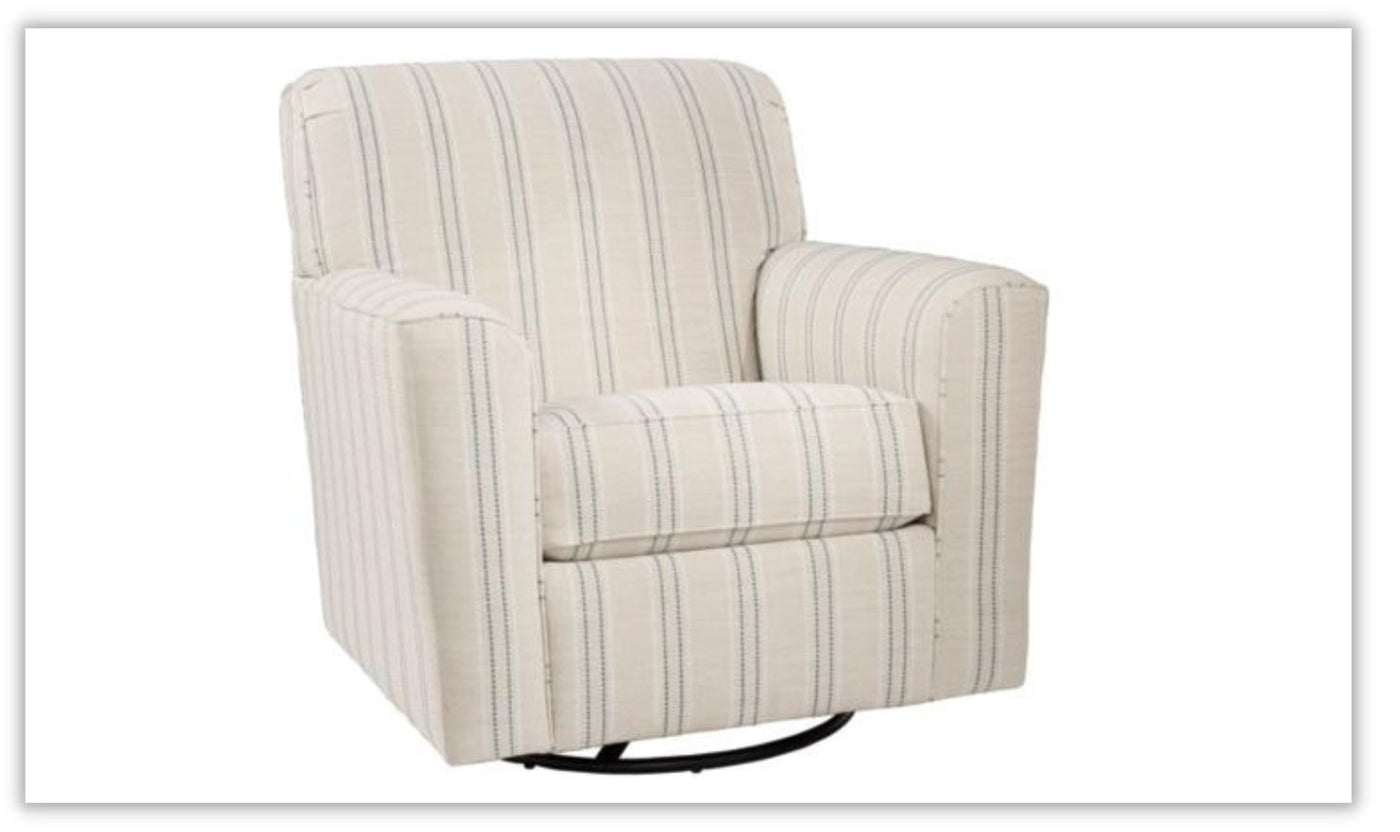 Alandari Swivel Glider Accent Chair Jennifer Furniture