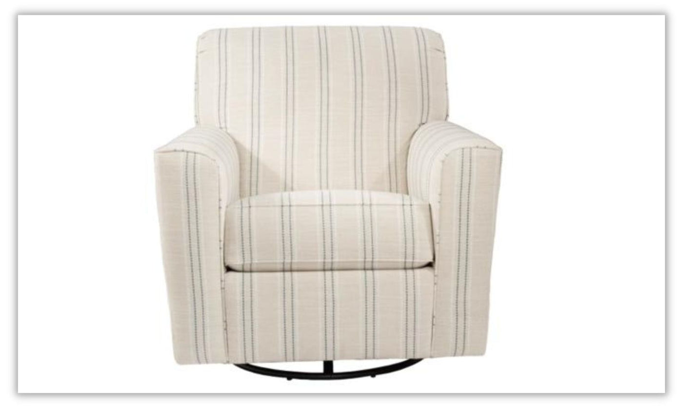 Alandari Swivel Glider Accent Chair Jennifer Furniture
