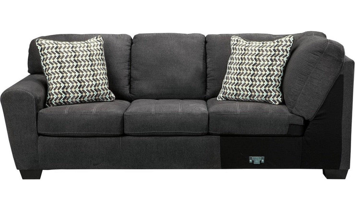 Modern Heritage Ambee 3-Piece L-Shape Sectional Sofa with Chaise in Gray
