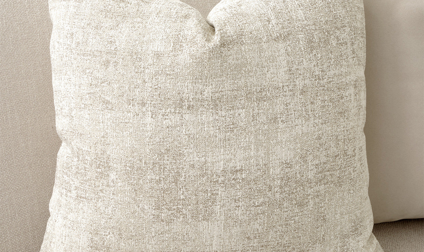 AICO Aurora Fabric Moonlight Sectional with Track Arms