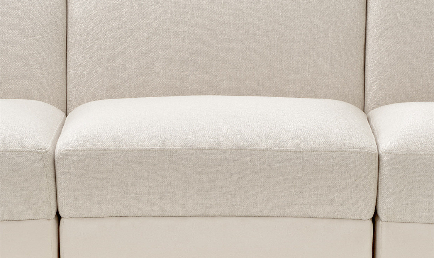 AICO Aurora Fabric Moonlight Sectional with Track Arms