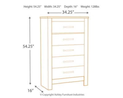 Bellaby Drawer Chest-Storage Chests-Jennifer Furniture